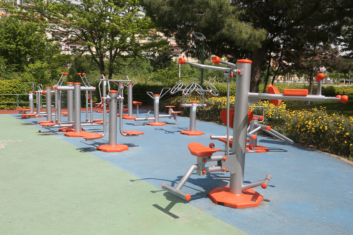 Dış mekan fitness aletleri demo görseli
